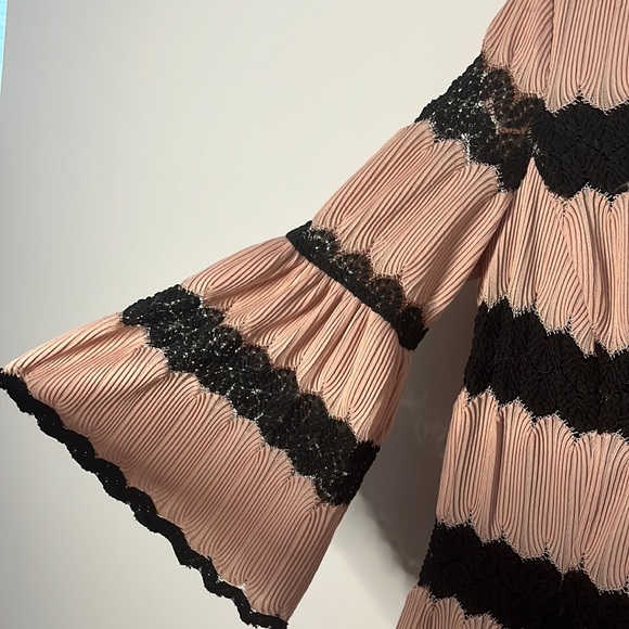 Taylor pink and black cocktail dress - Picture 2 of 7